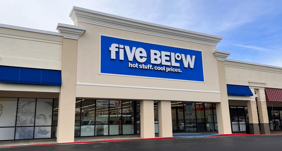 Five Below now open in Calhoun GA at Indian Hills Shopping Center