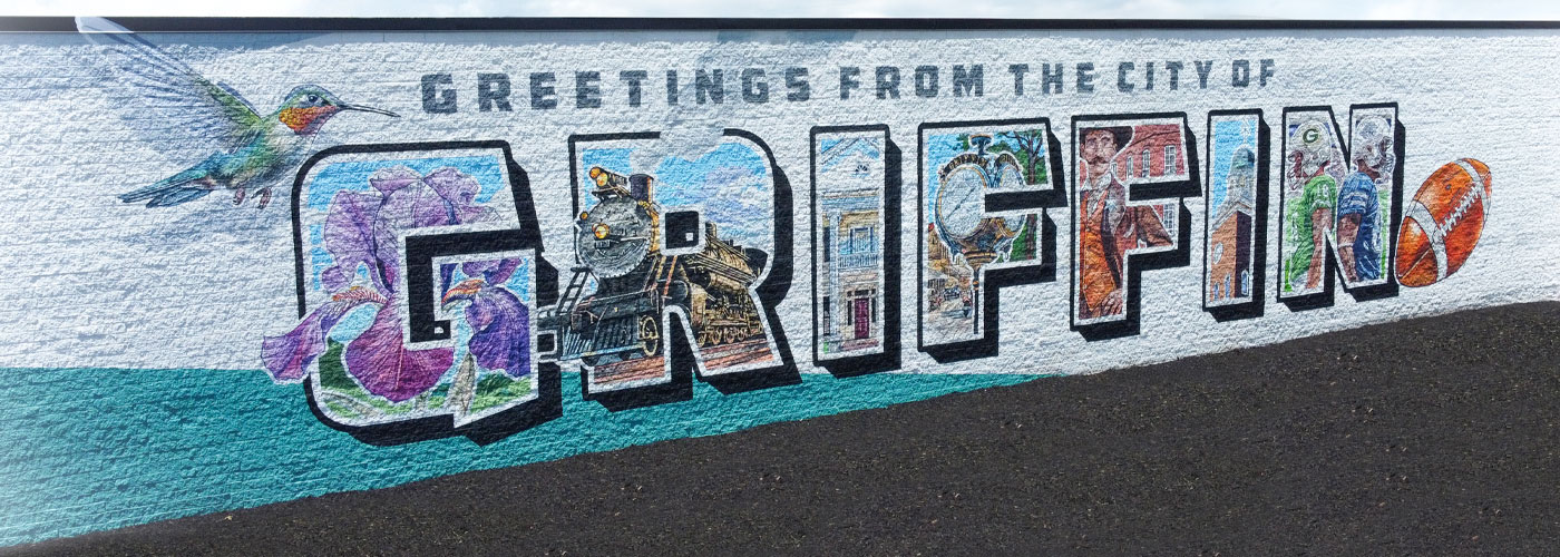 Griffin Mural at North Griffin Square