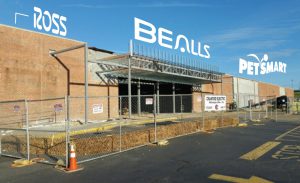 Construction site showing Ross, Bealls, and PetSmart